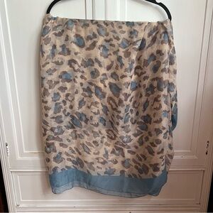 Animal printed scarf